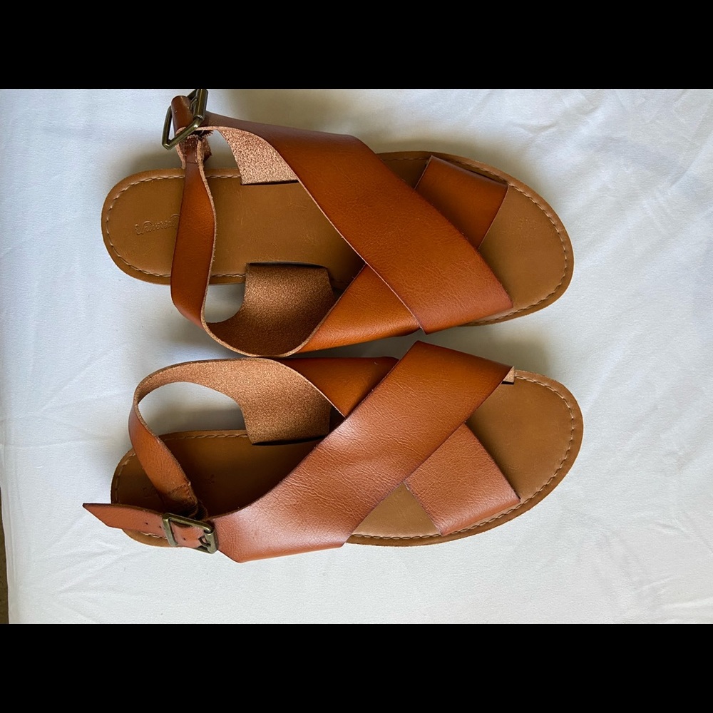 Tan sandals